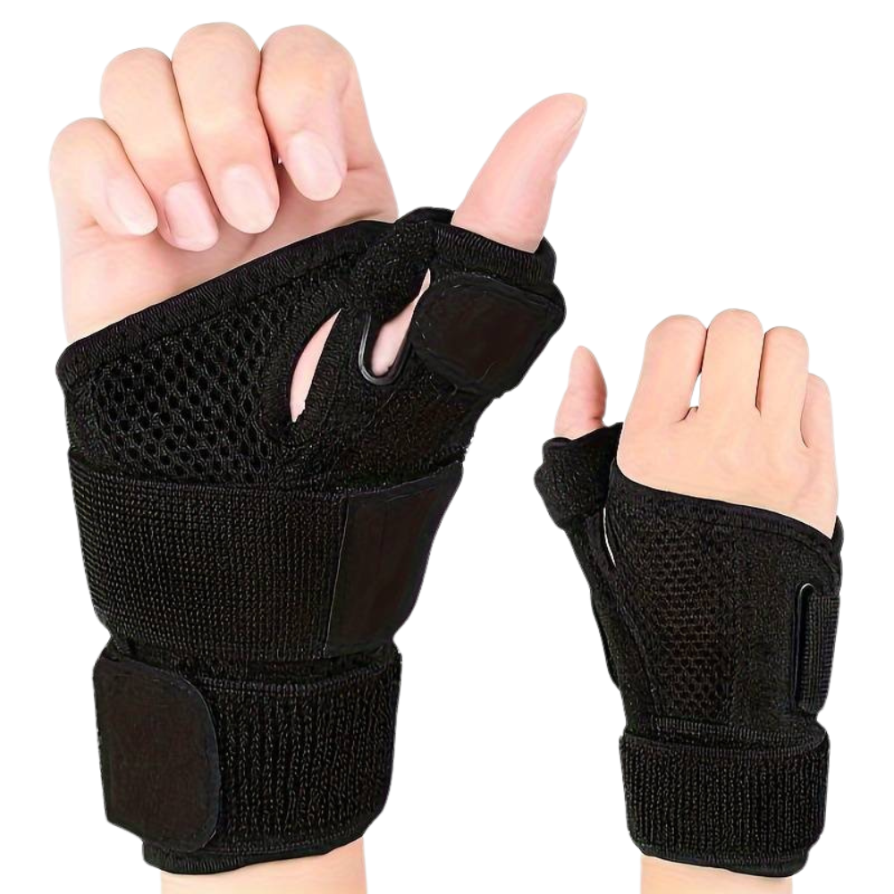 Handledsstöd med tumstöd